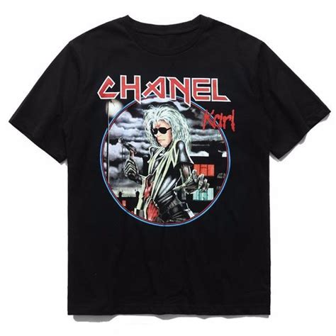 camiseta chanel iron maiden|Chanel Karl Lagerfeld Iron Maiden T.